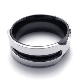 Svart Titanring
