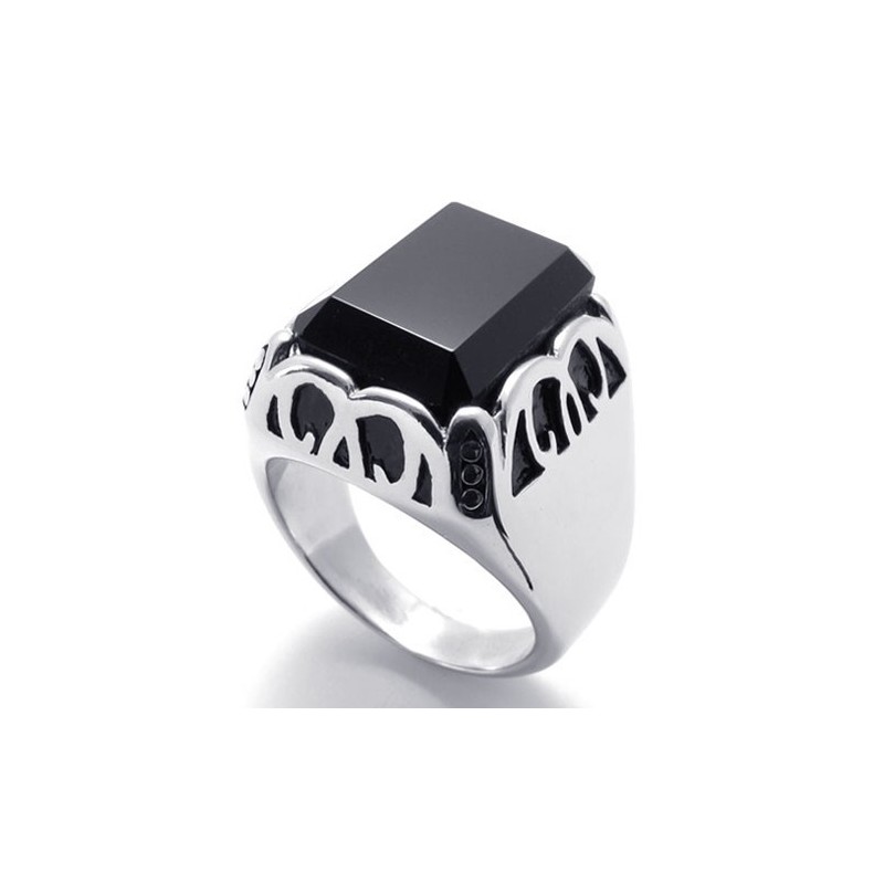 Ädelstensring I Titan Ädelstensring I Titan