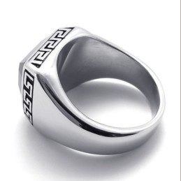 Ädelstensring I Titan