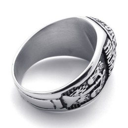 Ädelstensring I Titan
