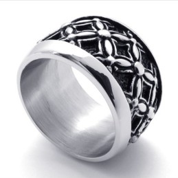 Svart Vintage Titanring