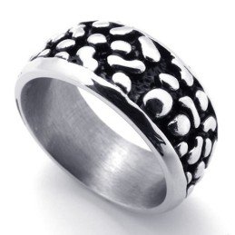 Svart Vintage Titanring