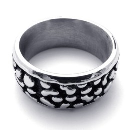 Svart Vintage Titanring