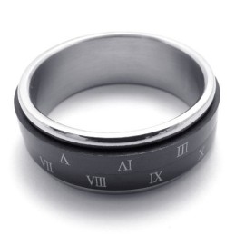 Svart Titanring