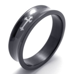 Svart Titanring