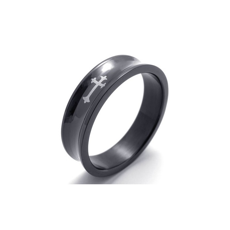 Svart Titanring Svart Titanring