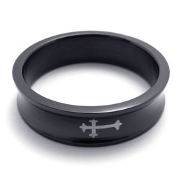 Svart Titanring
