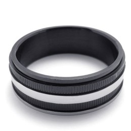 Svart Titanring
