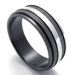 Svart Titanring