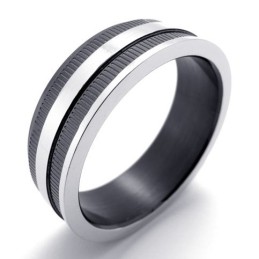Svart Titanring