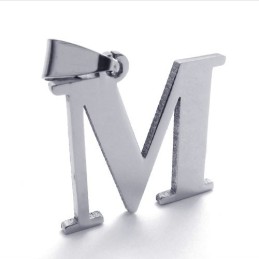 Titanhänge För Bokstaven "M"