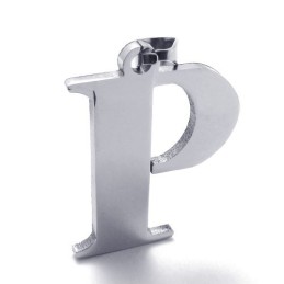 Titanhänge För Bokstaven "P"