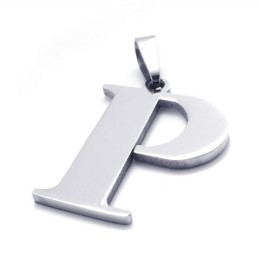 Titanhänge För Bokstaven "P"