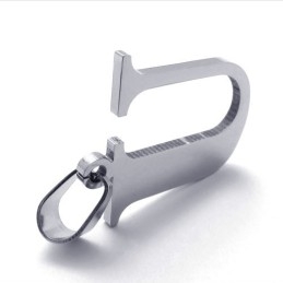 Bokstaven "U" Titanhänge