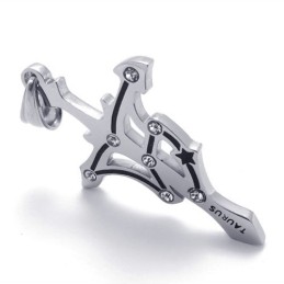 Taurus Titanhänge Med Strass