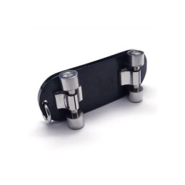 Herrhalsband Med Skateboardhänge I Rent Titan Och Kors