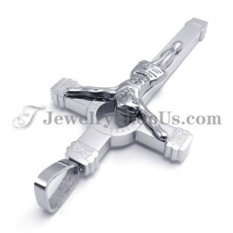 Elegant Silver Titan Jesus Korshänge