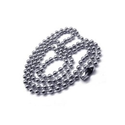 Herr Svart Ren Titan Kors Halsband Hänge Kedja