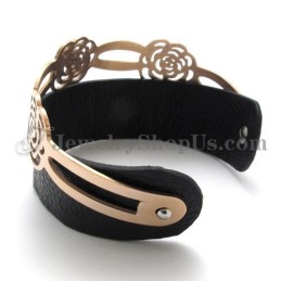 Vackert Armband I Titanläder