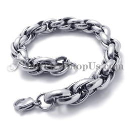 Moderiktigt Silverarmband I Titan