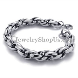 Moderiktigt Silverarmband I Titan