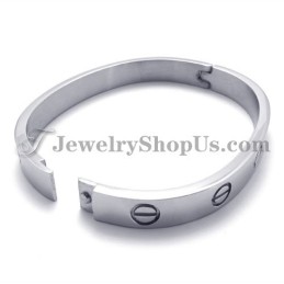 Elegant Silverarmband I Titan För Kvinnor