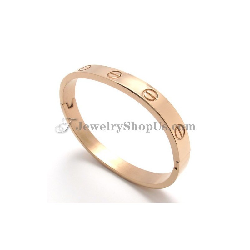 Elegant Titanarmband I Roséguld För Kvinnor Elegant Titanarmband I Roséguld För Kvinnor