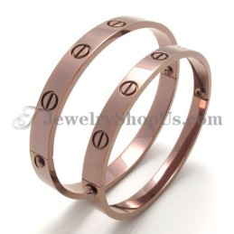 Elegant Roséguld Titanarmband För Kvinnor