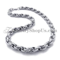 Elegant Silverhalsband I Titan