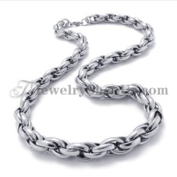 Elegant Silverhalsband I Titan