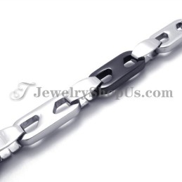 Elegant Halsband I Svart Och Silver I Titan