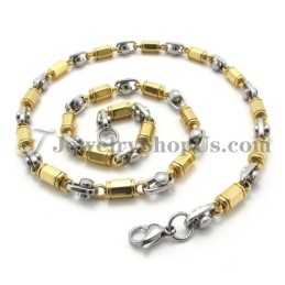 Elegant Titanhalsband För Män