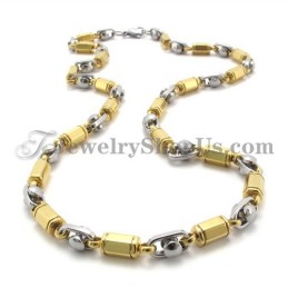 Elegant Titanhalsband För Män