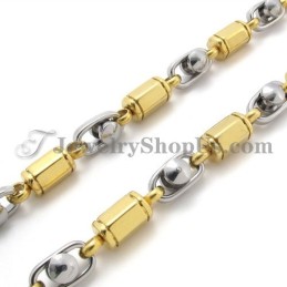 Elegant Titanhalsband För Män