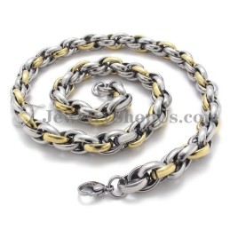 Elegant Guld Titan Halsband