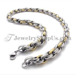 Elegant Guld Titan Halsband