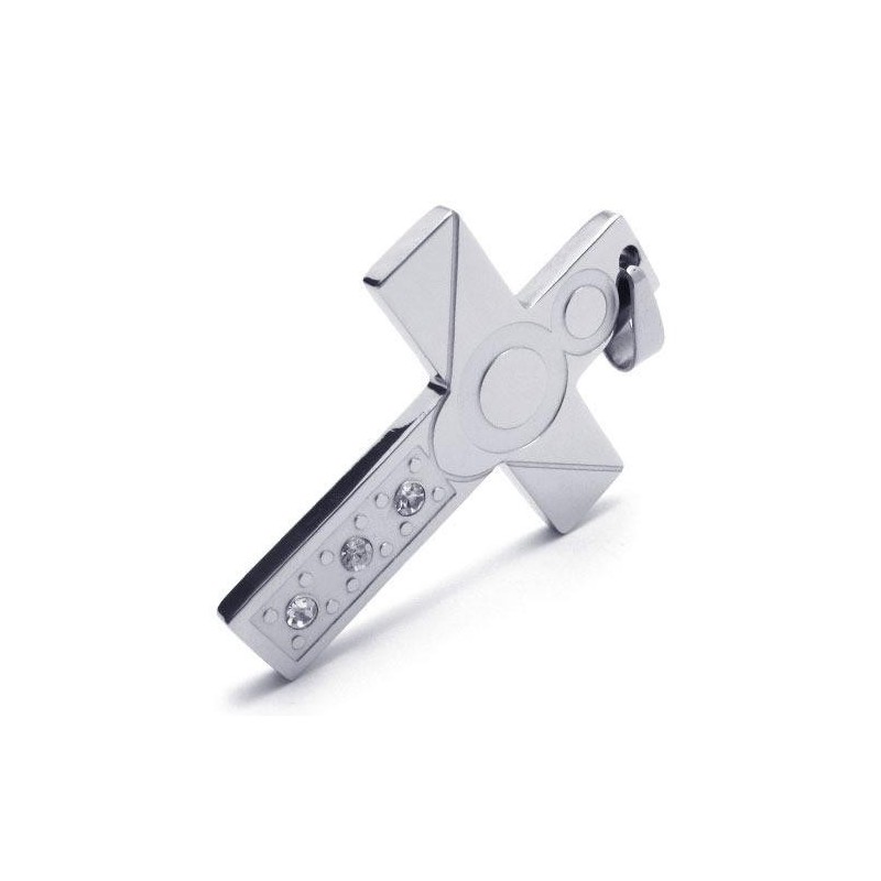 Herrhalsband I Rent Titan Med Korshänge (Nytt) Herrhalsband I Rent Titan Med Korshänge (Nytt)
