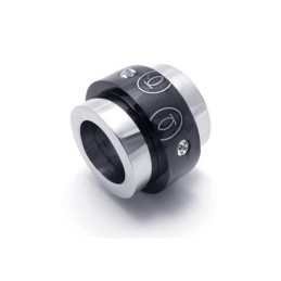 Halsband Med Hänge I Svart Silver Och Ren Titanring (Nytt)