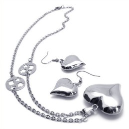 Vacker Design, Färgglans, Pålitlig Kvalitet, Titansmyckesset Inklusive Halsband, Hänge Och Örhänge