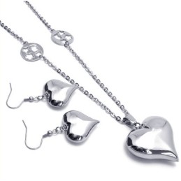 Vacker Design, Färgglans, Pålitlig Kvalitet, Titansmyckesset Inklusive Halsband, Hänge Och Örhänge