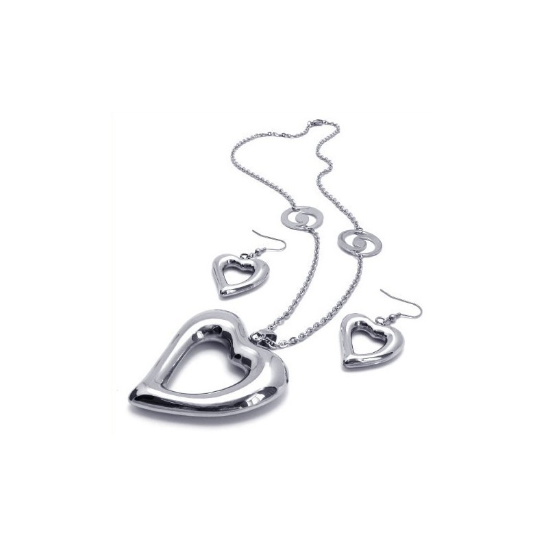 Elegant Form Färgbriljans Stabil Kvalitet Titan Smyckeset Inklusive Halsband, Hänge, Örhänge Elegant Form Färgbriljans Stabil Kvalitet Titan Smyckeset Inklusive Halsband, Hänge, Örhänge