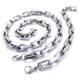 Professionell Design, Färgglans, Utmärkt Kvalitet, Titansmyckesset Inklusive Halsband Och Armband
