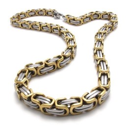 Finbearbetad Färgglans Stabil Kvalitet I Titansmyckesset Inklusive Halsband, Armband