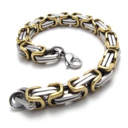 Finbearbetad Färgglans Stabil Kvalitet I Titansmyckesset Inklusive Halsband, Armband