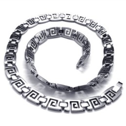 Skicklig Tillverkning Färgbriljans Utmärkt Kvalitet Titan Smyckeset Inklusive Halsband, Armband