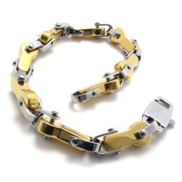 Modern Design, Färgglans, Stabil Kvalitet, Titansmyckesset Inklusive Halsband, Armband