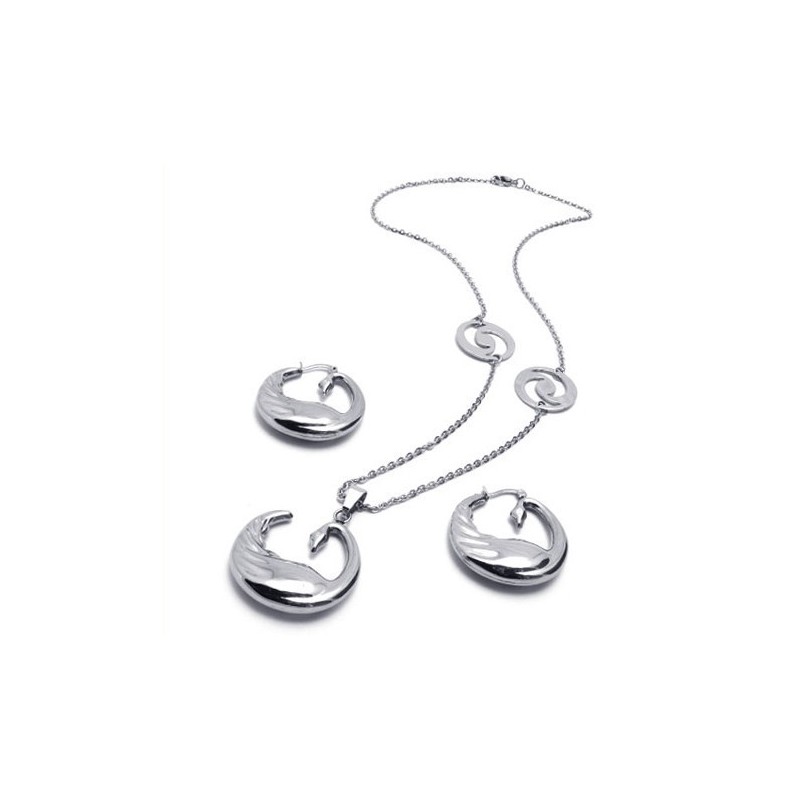 Elegant Form Färgbriljans Utmärkt Kvalitet Titan Smyckeset Inklusive Halsband, Hänge, Örhänge Elegant Form Färgbriljans Utmärkt Kvalitet Titan Smyckeset Inklusive Halsband, Hänge, Örhänge