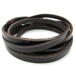 Elegant Form, Fina Färger, Högkvalitativt Titanläderarmband