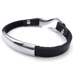 Sofistikerad Teknik Fina Färger Utmärkt Titanläderarmband