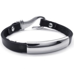 Sofistikerad Teknik Fina Färger Utmärkt Titanläderarmband